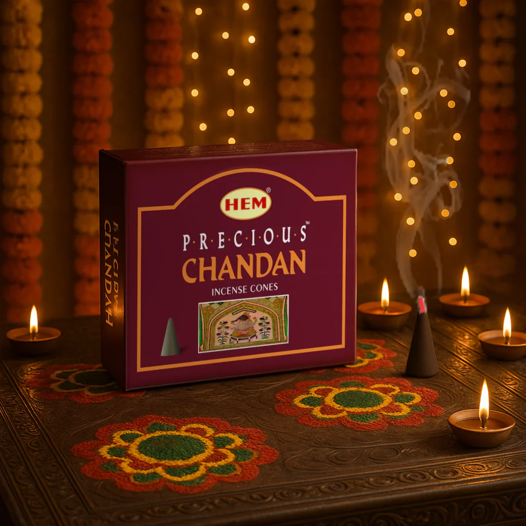 Precious Chandan Conos de Incienso HEM 25gr (10 conos)